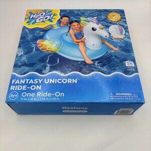 Bestway H2O Go Fantasy Unicorn Ride-On Pool Float Kids 3+ Inflatable